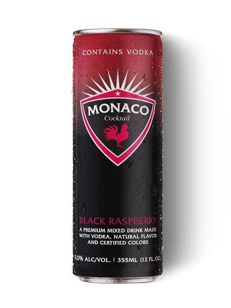 monaco drink alcohol content
